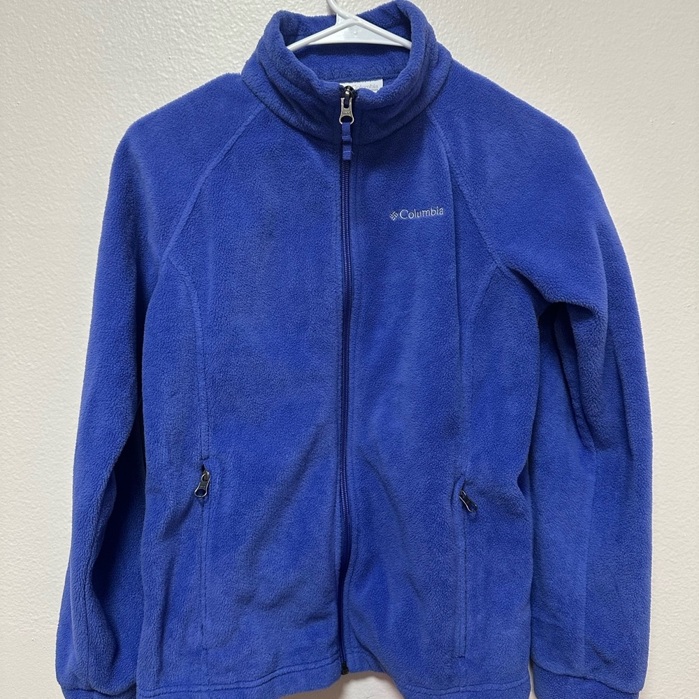 Columbia Royal Blue Full-Zip Fleece Jacket